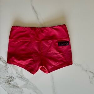 FLEO Women's Red Shorts 2.5”